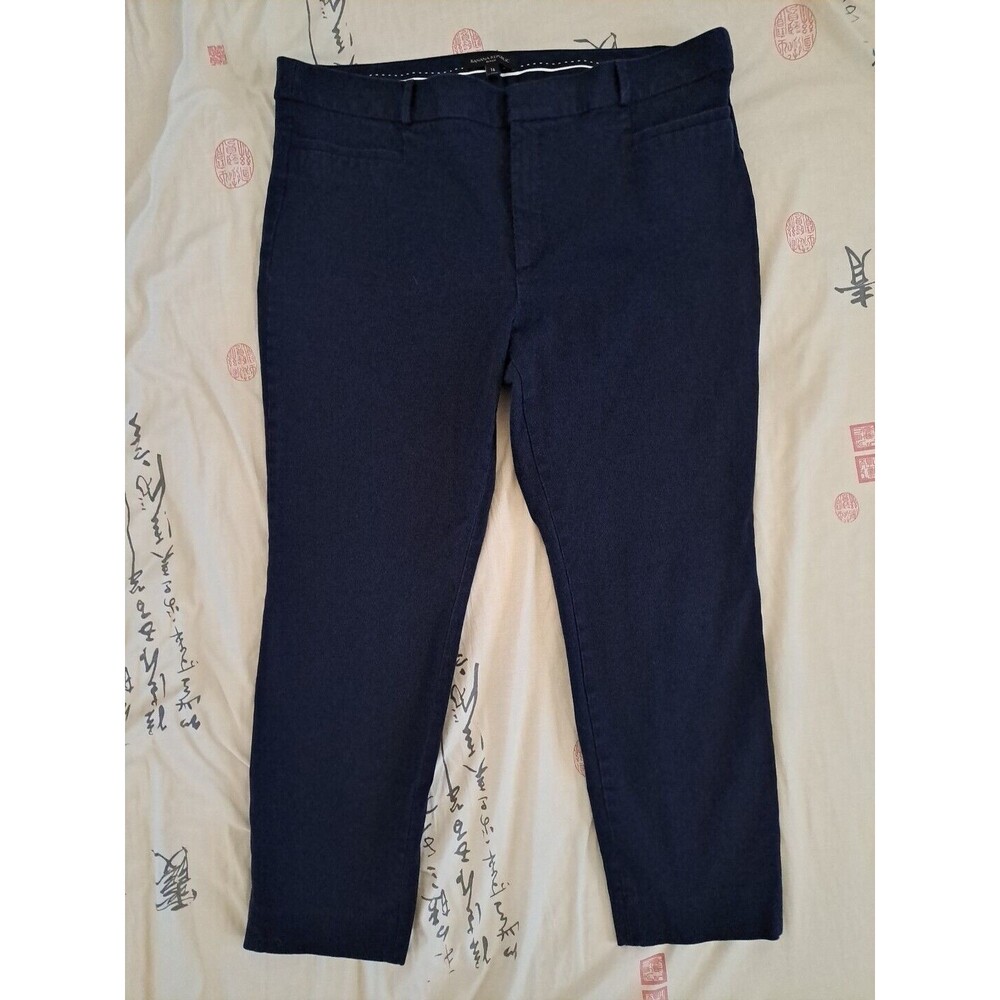 Banana Republic Navy Blue  Sloan Pants Size 16